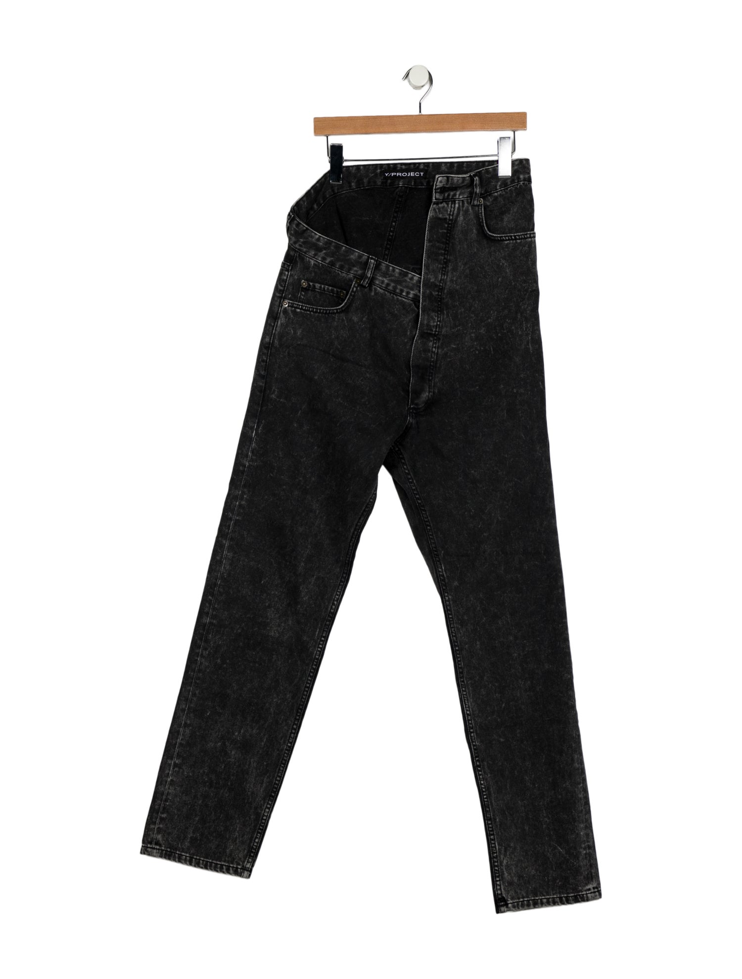 Y/Project High-Rise Straight Leg Jeans