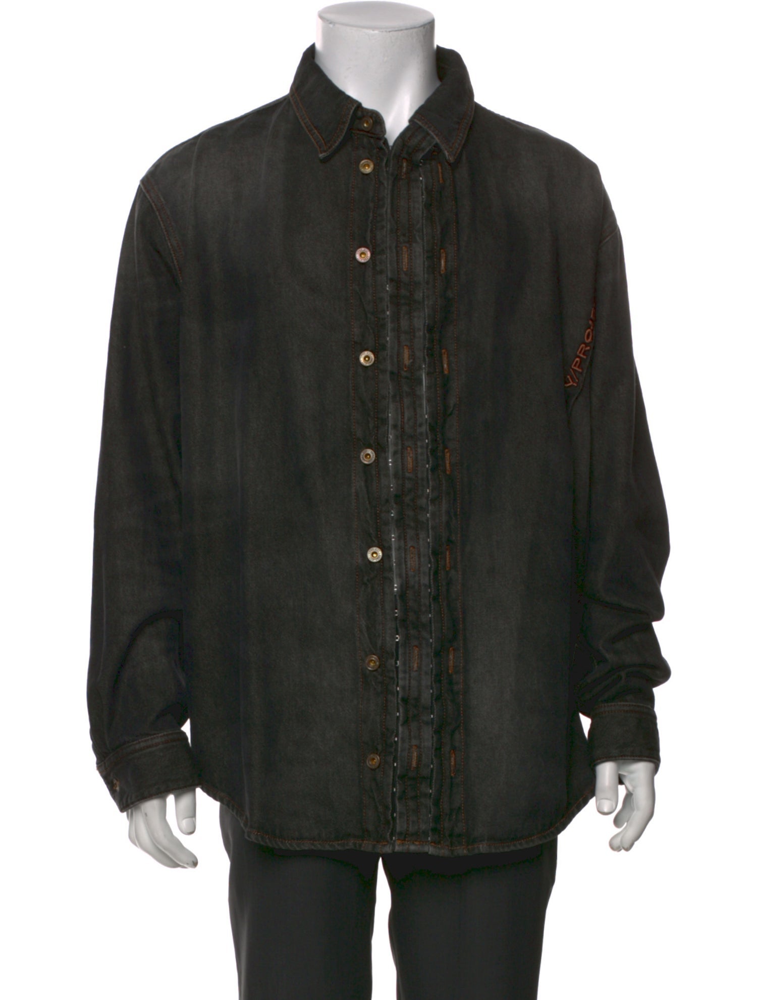 Y/Project Long Sleeve Denim Shirt