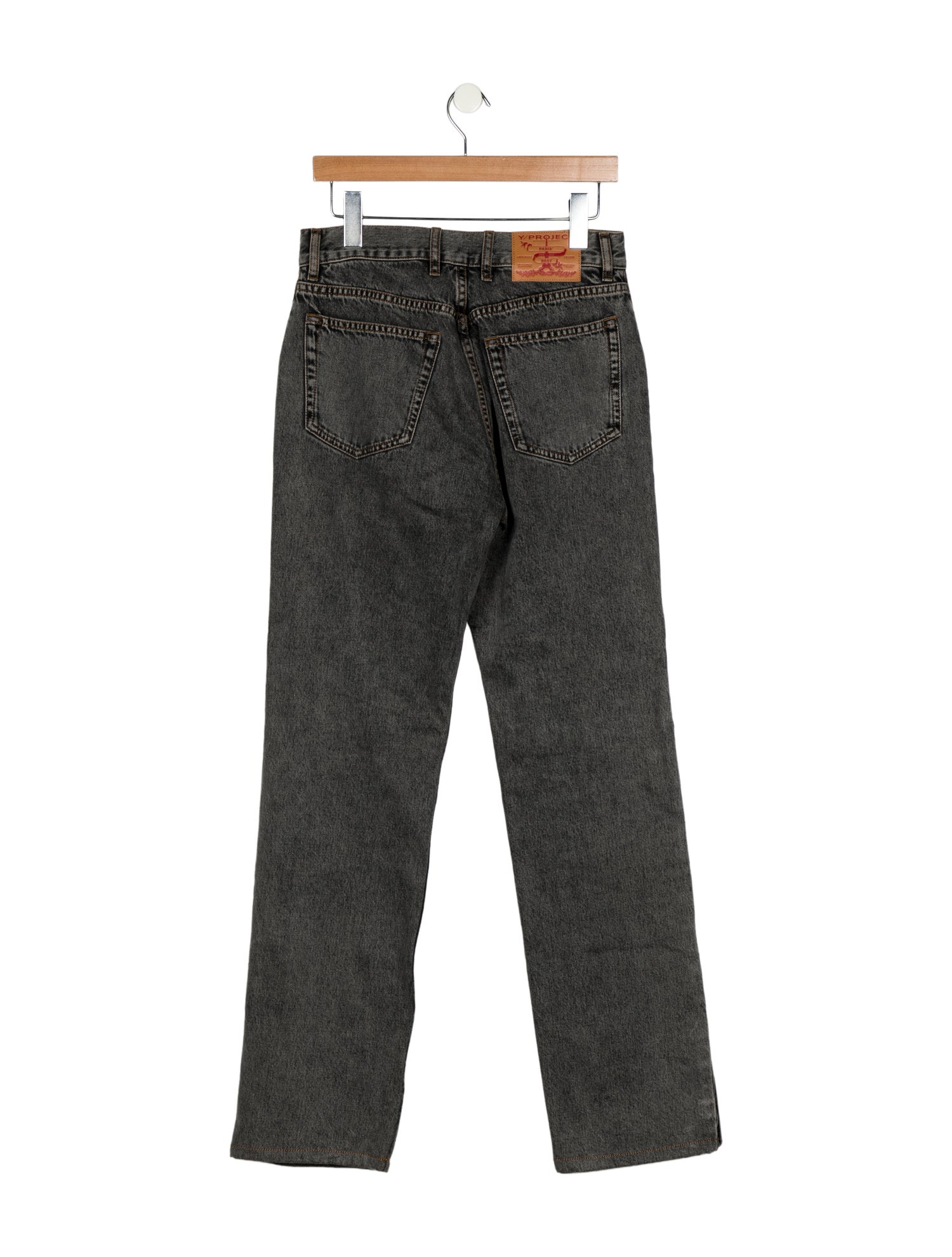 Y/Project High-Rise Straight Leg Jeans