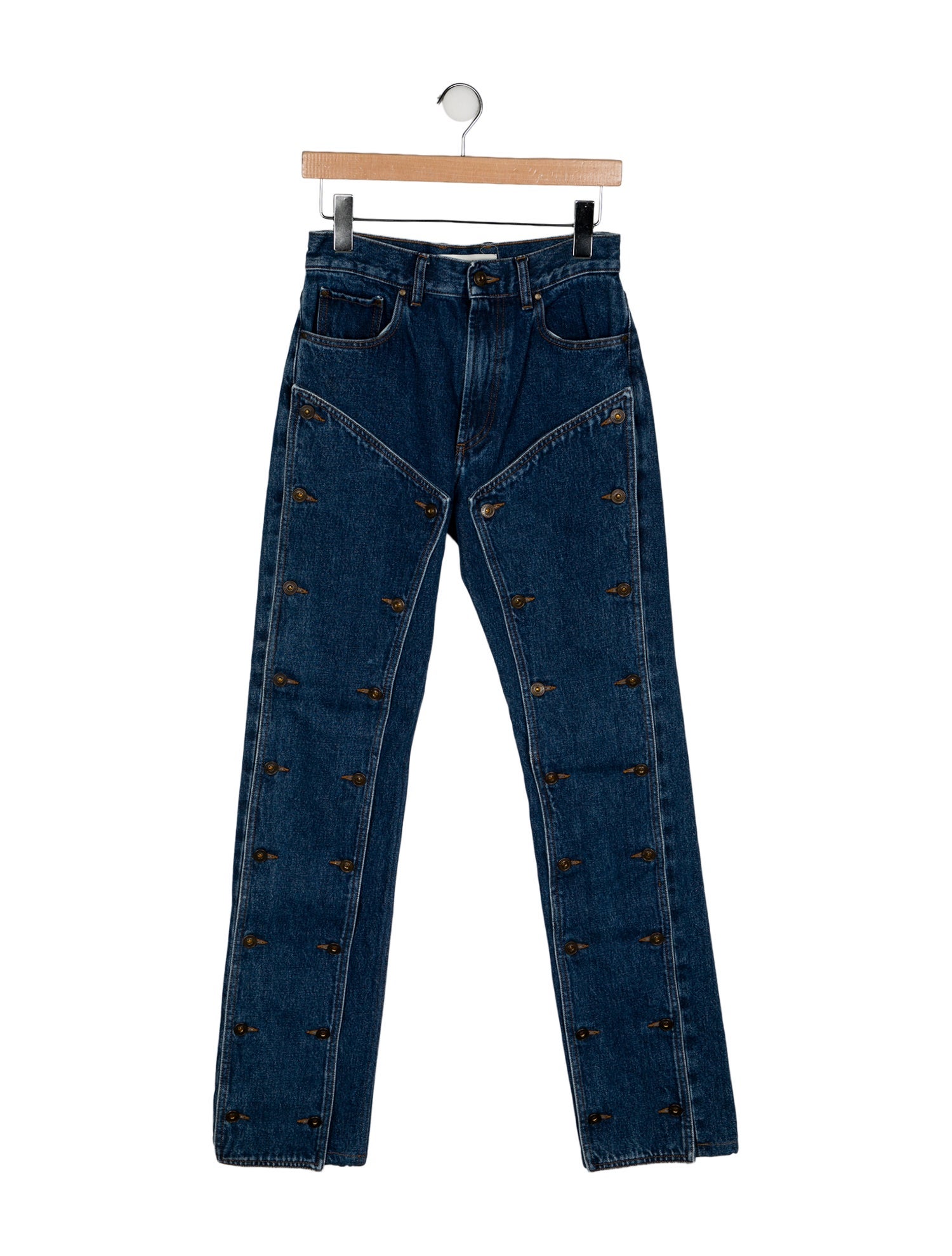Y/Project High-Rise Straight Leg Jeans