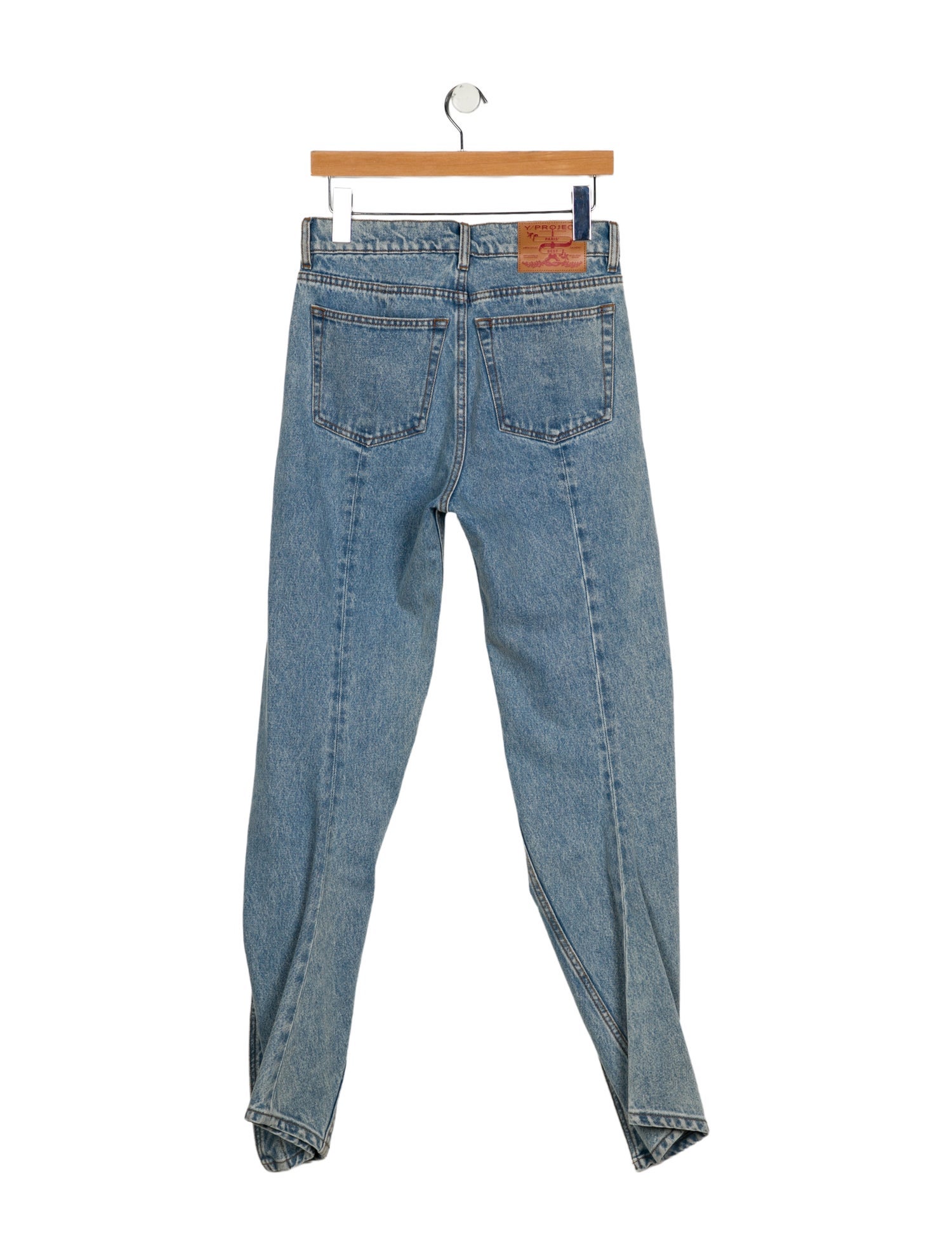 Y/Project High-Rise Straight Leg Jeans
