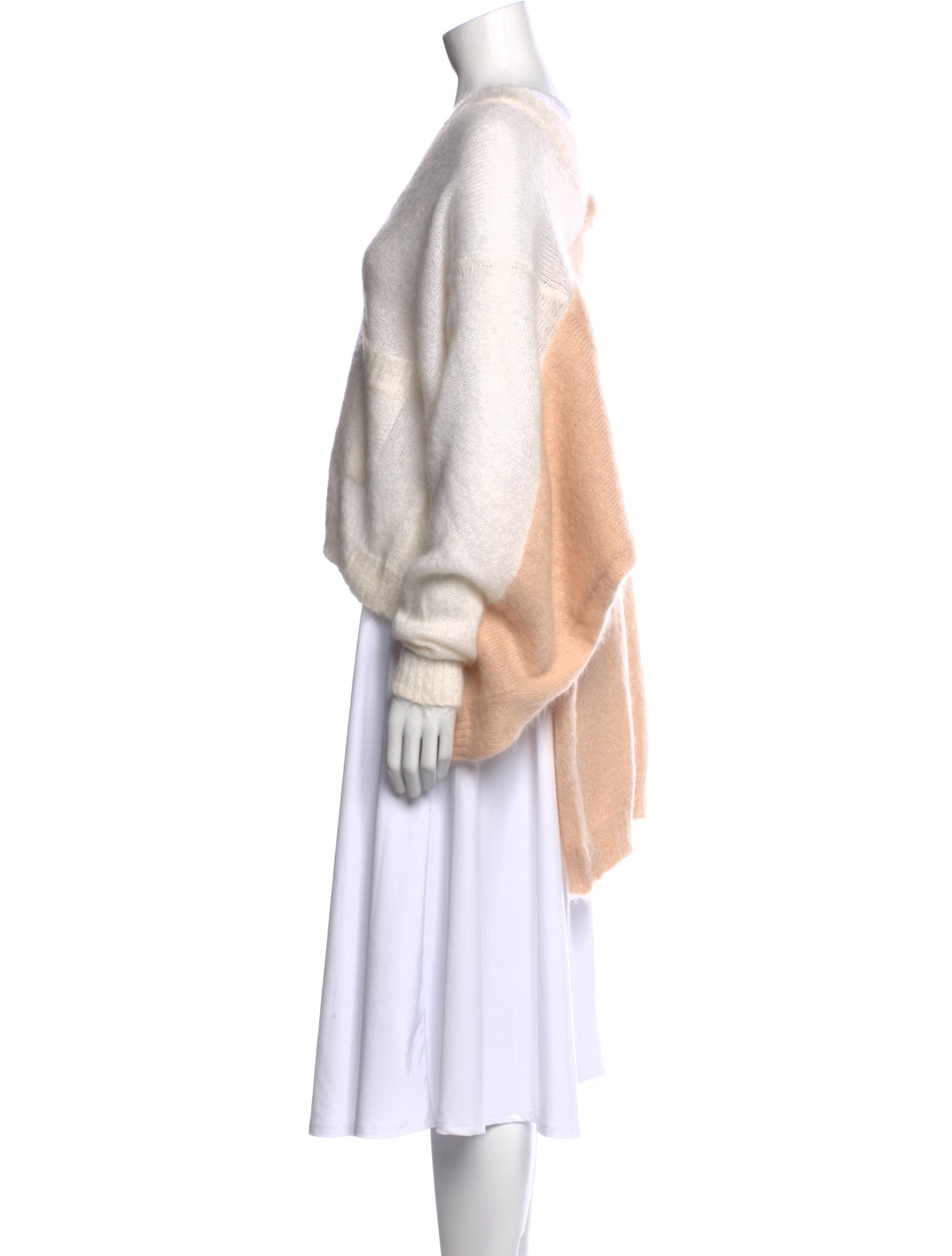 Y/Project Kid Mohair V-Neck Sweater