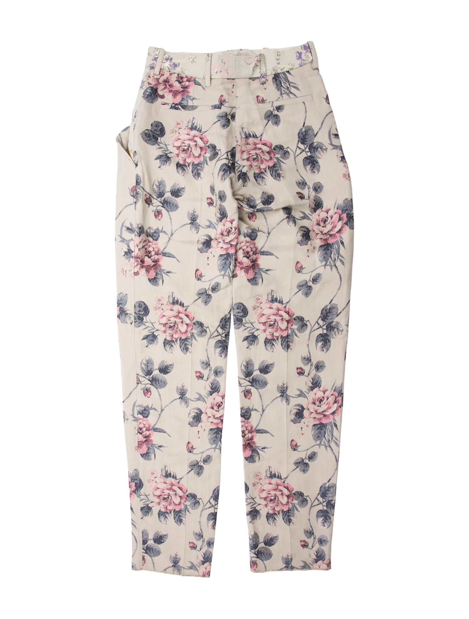 Y/Project Floral Print Straight Leg Pants