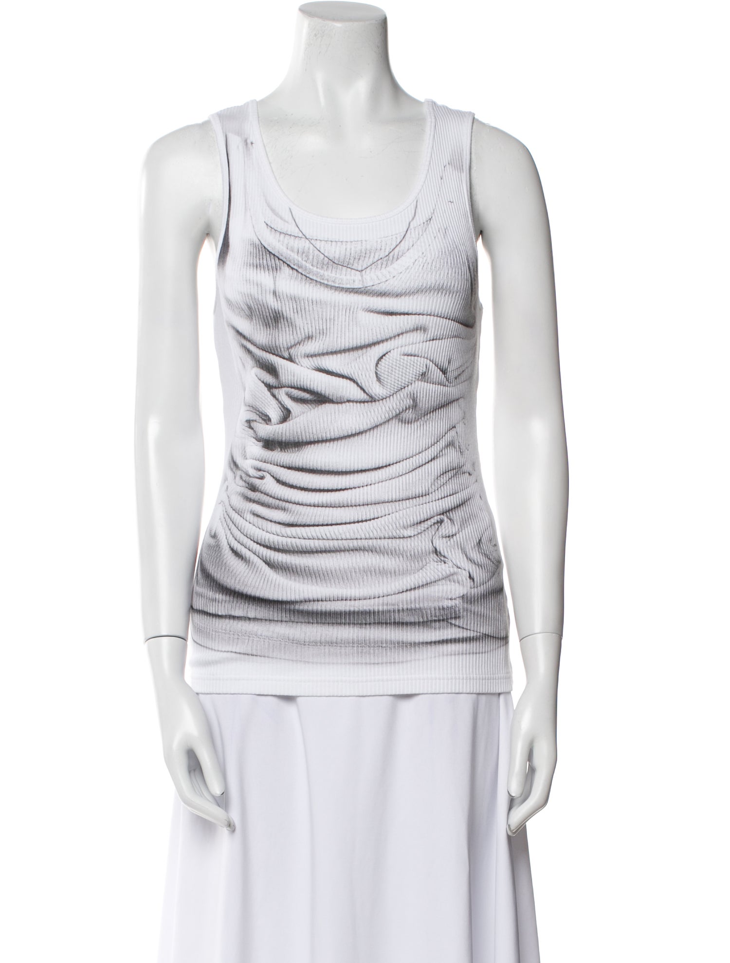 Y/Project Printed Cowl Neck Top w/ Tags