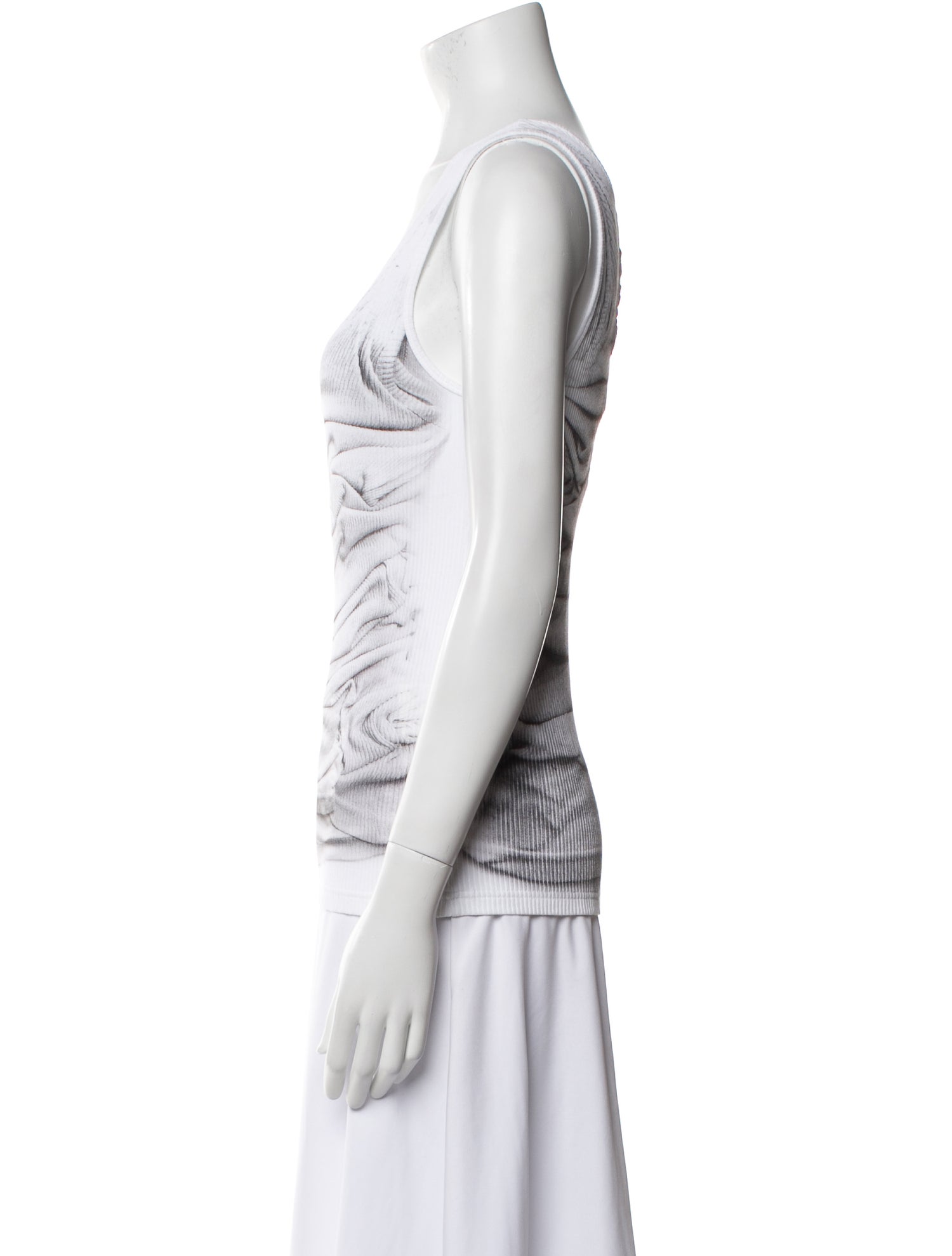 Y/Project Printed Cowl Neck Top w/ Tags