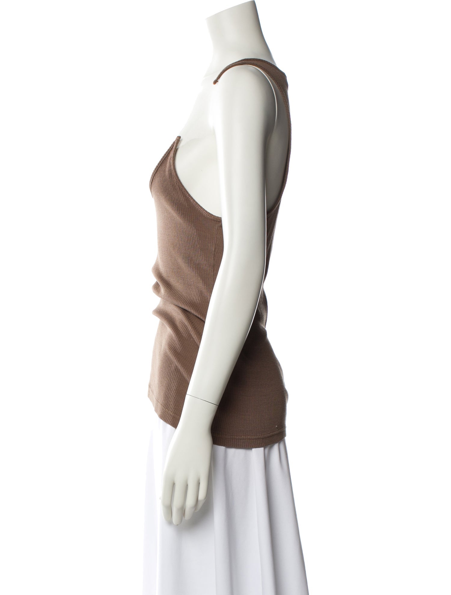 Y/Project Scoop Neck Sleeveless Top