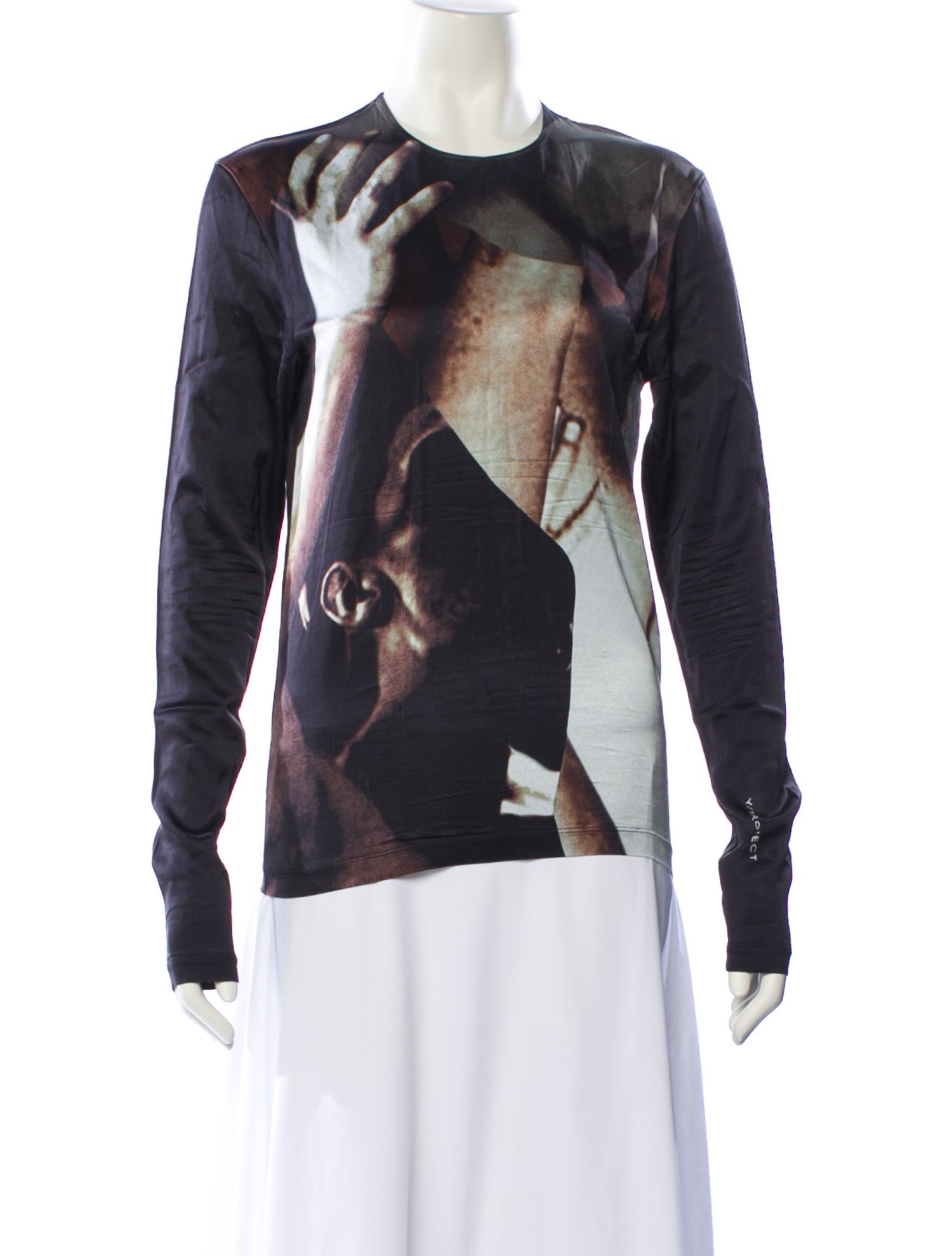 Y/Project Printed Crew Neck Sweatshirt