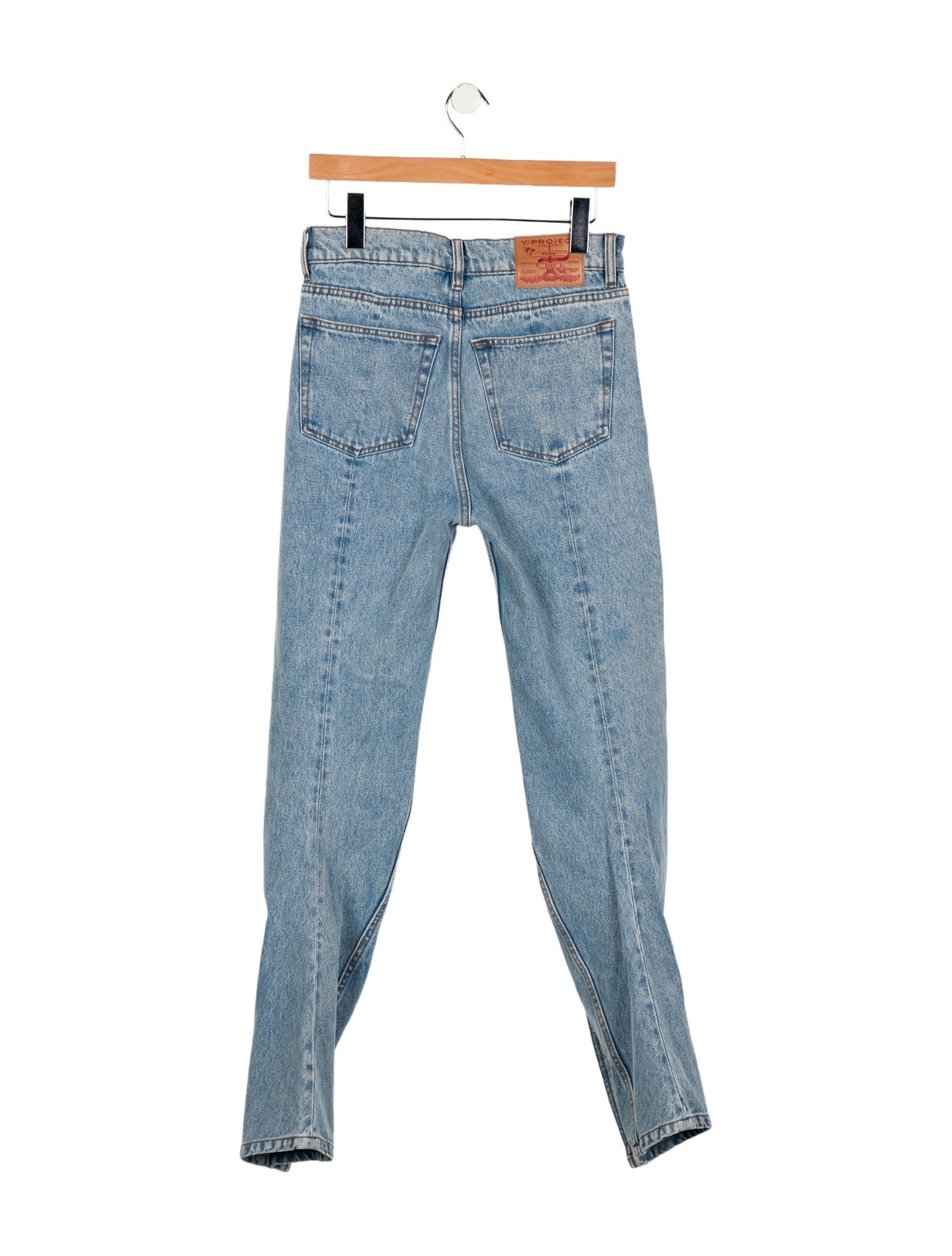 Y/Project High-Rise Straight Leg Jeans