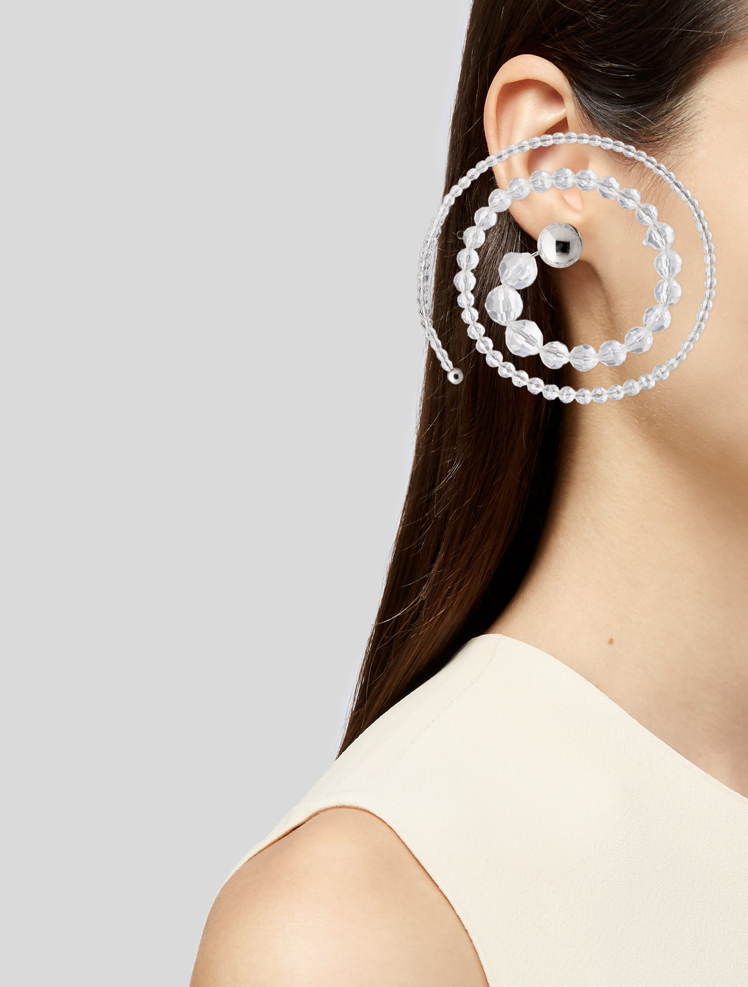 Y/Project Spiral Bead Earrings