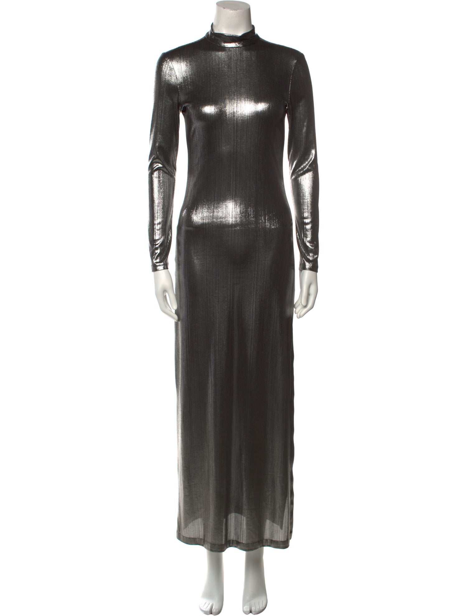 Bella Freud Mock Neck Long Dress