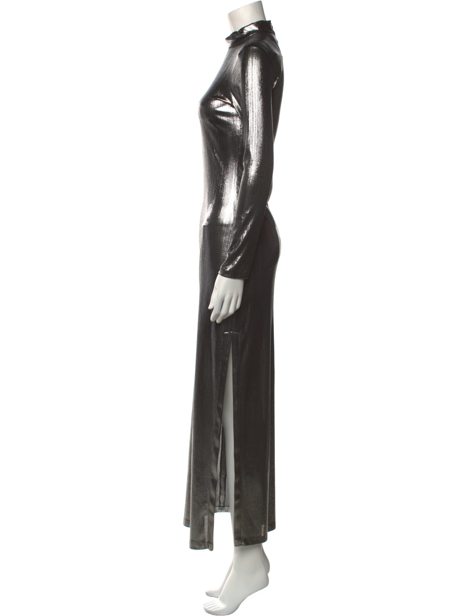Bella Freud Mock Neck Long Dress