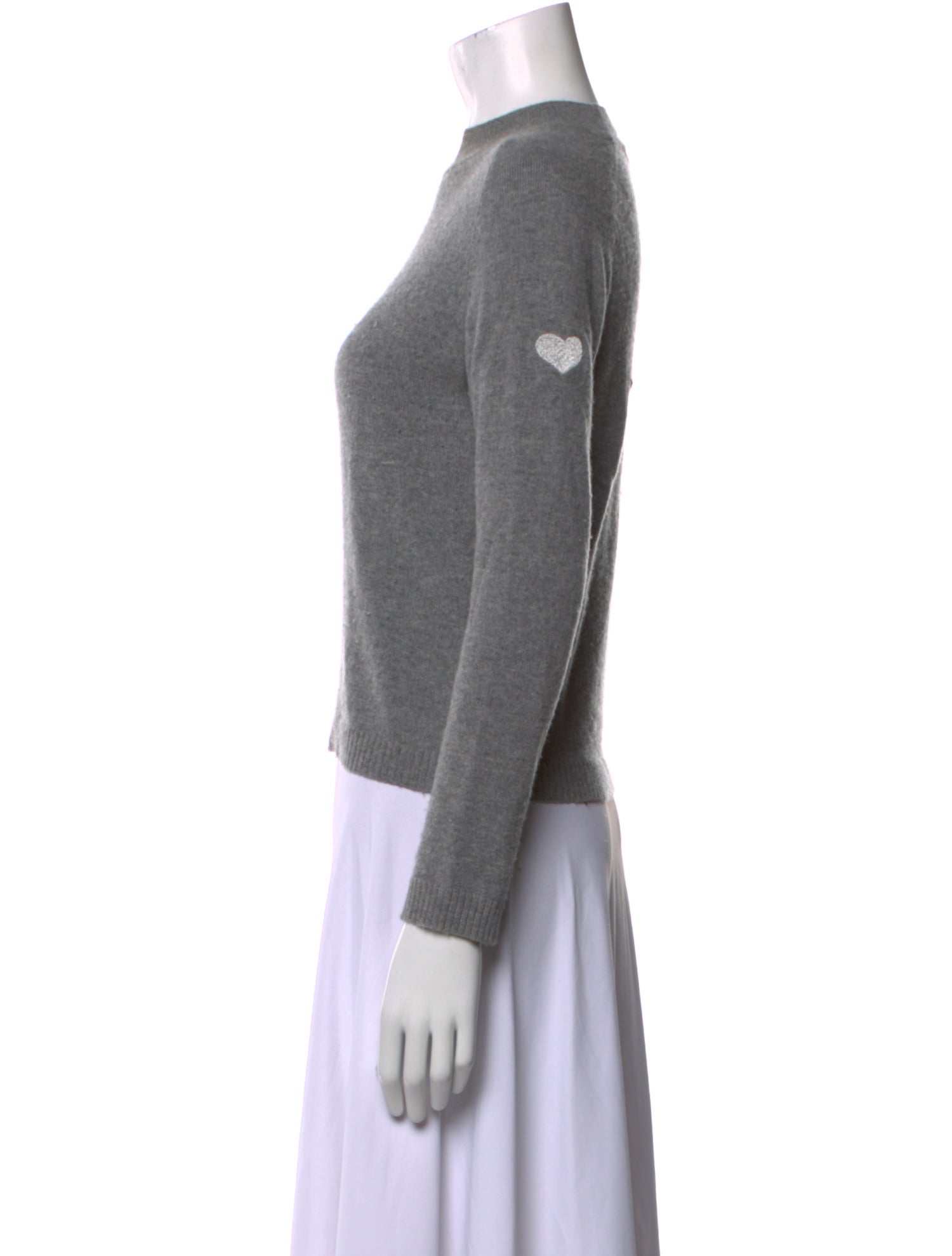 Bella Freud Cashmere Mock Neck Sweater