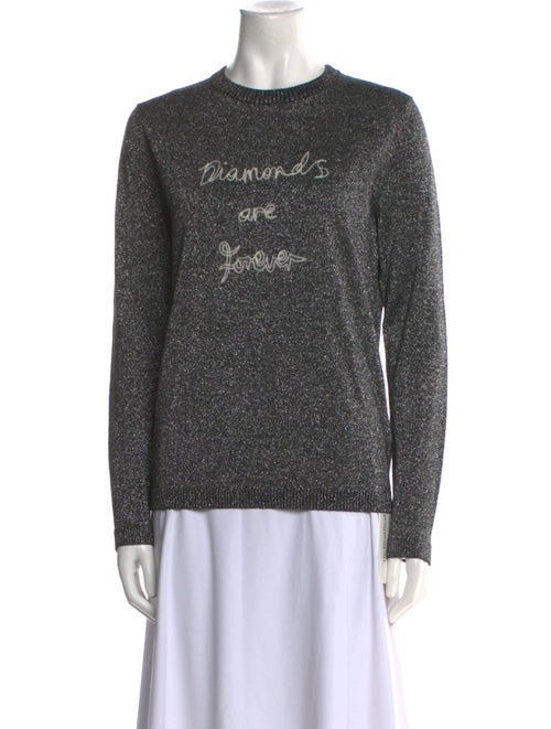 Bella Freud Wool Graphic Print Sweater