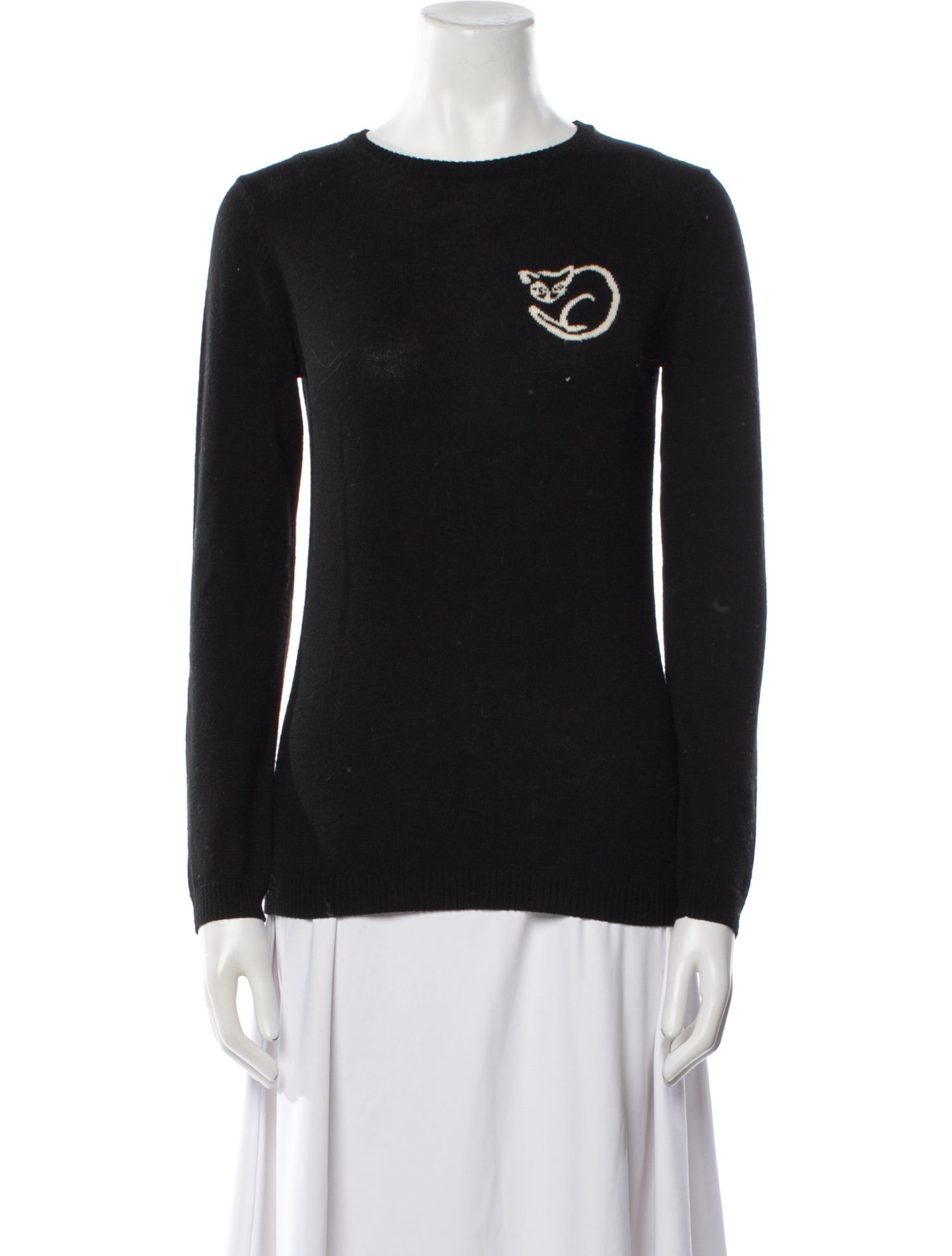 Bella Freud Wool Crew Neck Sweater