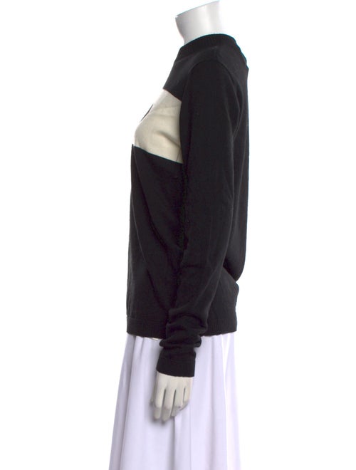 Bella Freud Merino Wool Graphic Print Sweater