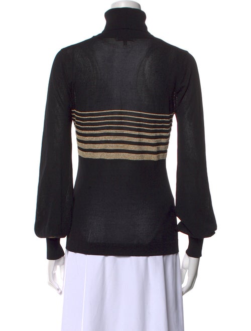 Bella Freud Striped Turtleneck Sweater