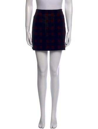 Bella Freud Printed Mini Skirt