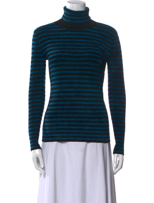 Bella Freud Striped Turtleneck Sweater