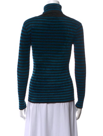 Bella Freud Striped Turtleneck Sweater
