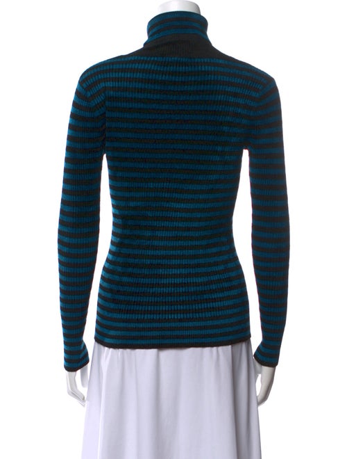 Bella Freud Striped Turtleneck Sweater