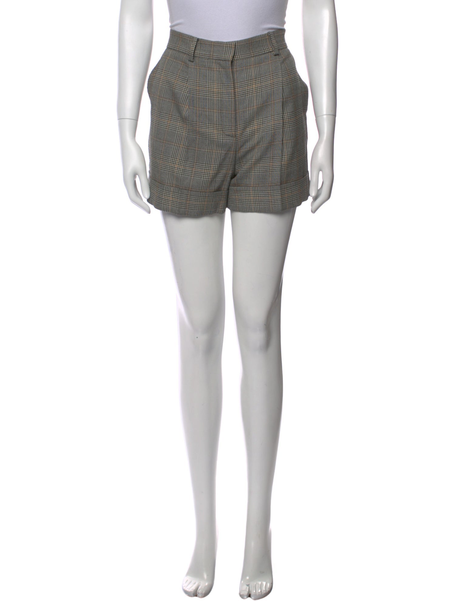 Bella Freud Wool Knee-Length Shorts
