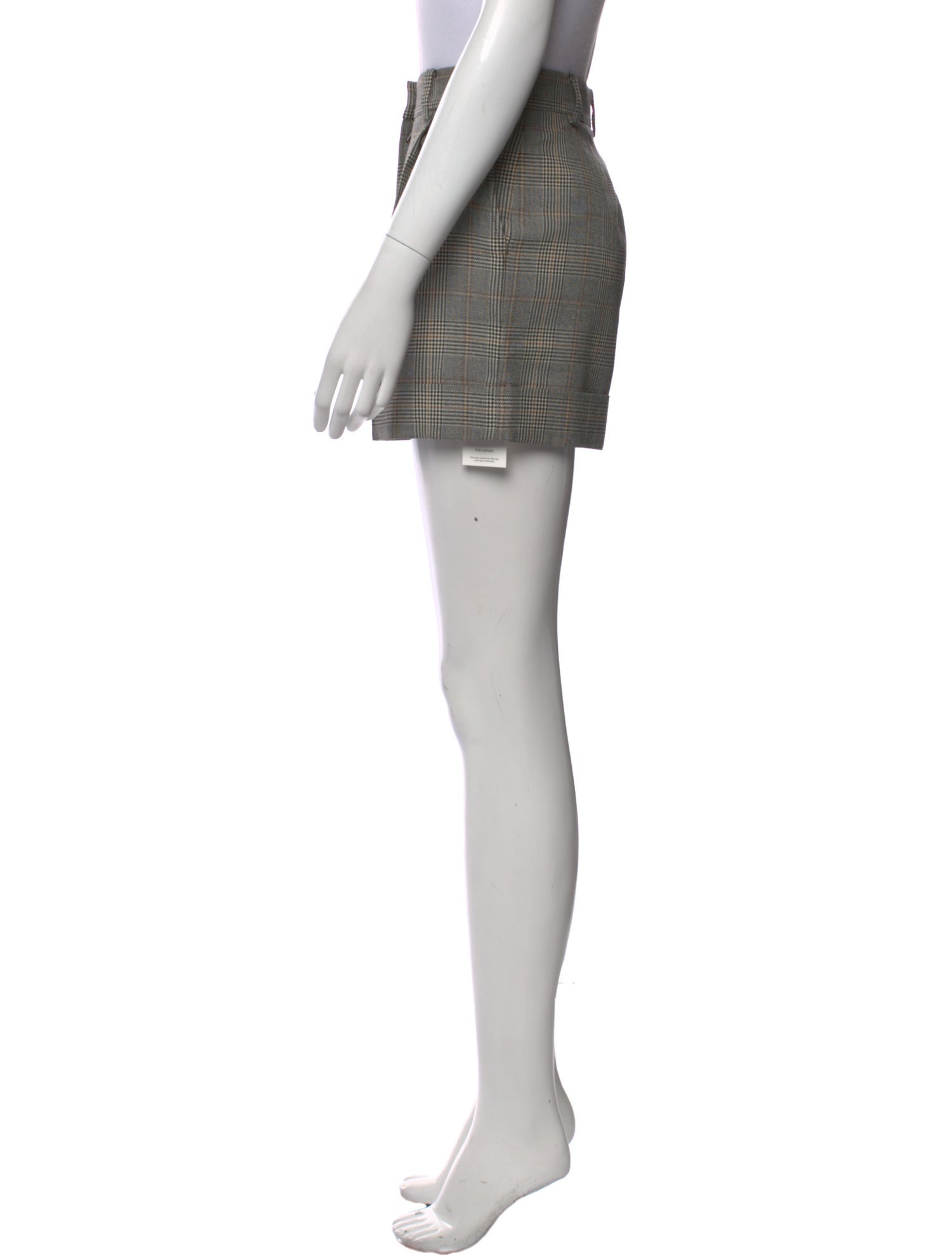 Bella Freud Wool Knee-Length Shorts