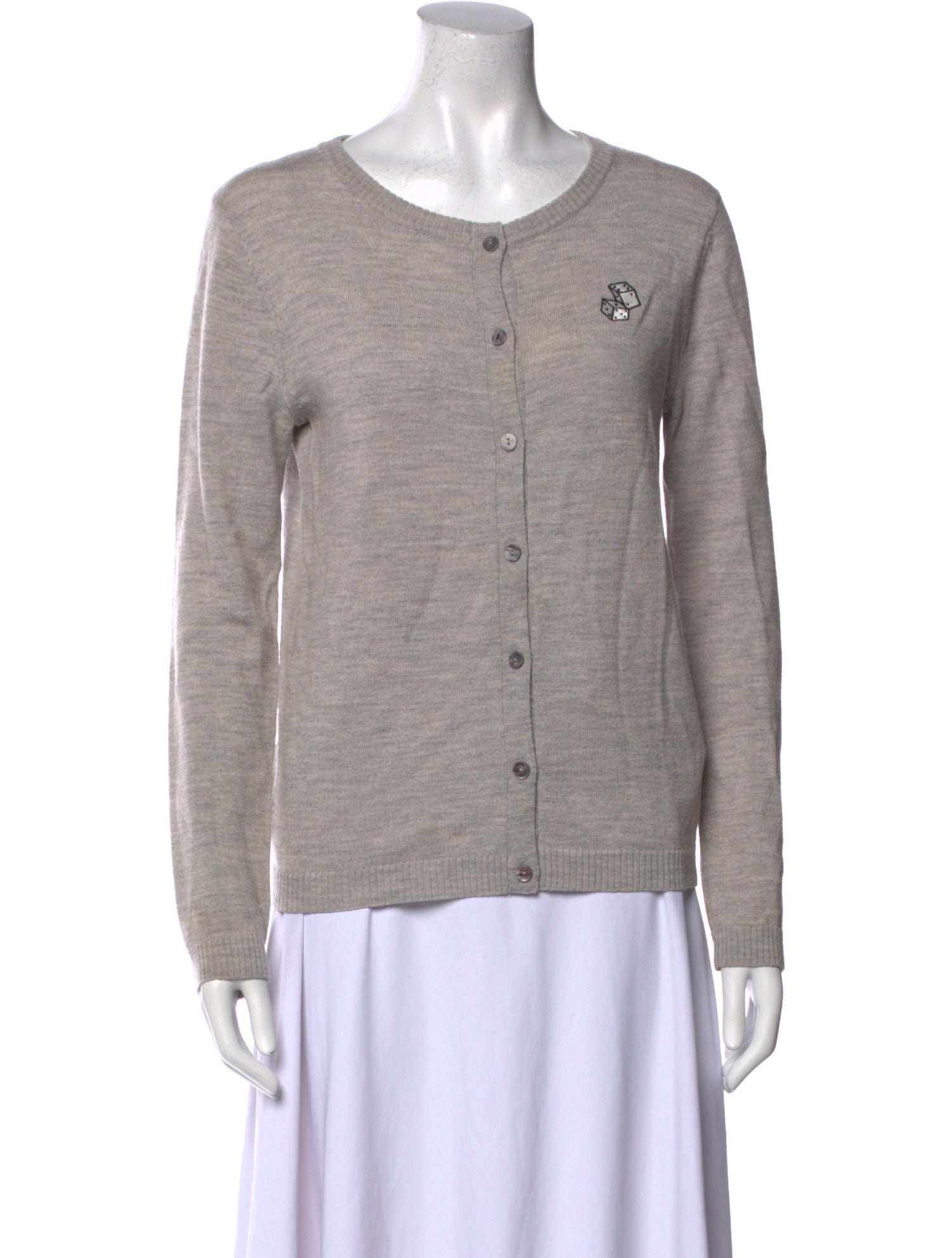 Bella Freud Wool Scoop Neck Sweater