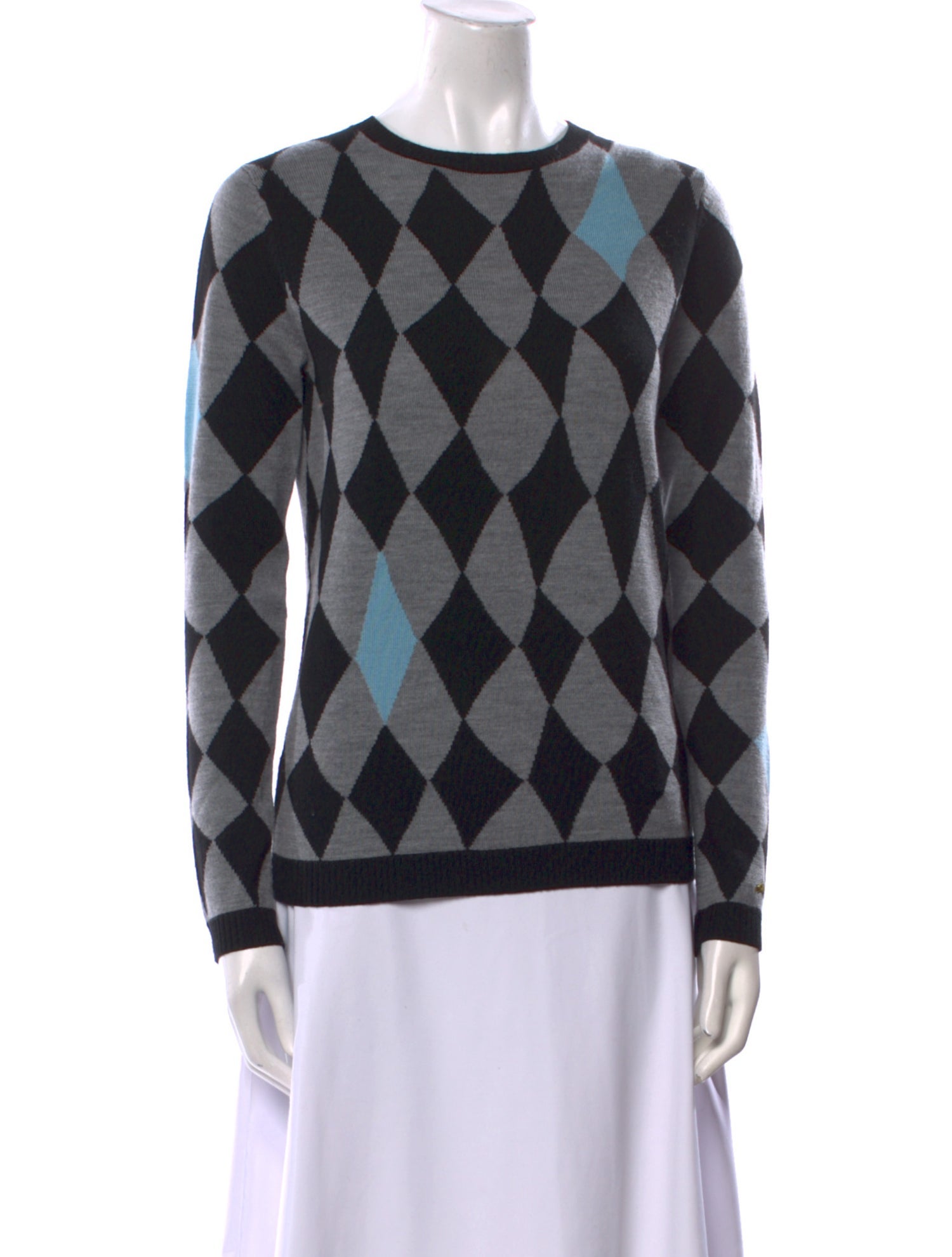 Bella Freud Printed Crew Neck Sweater