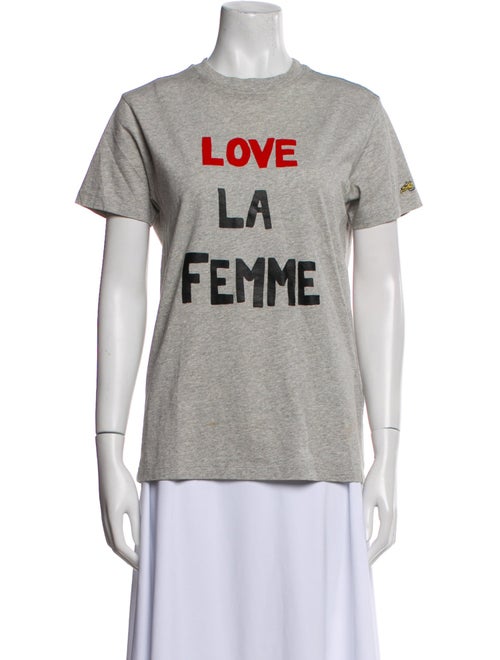 Bella Freud Graphic Print Crew Neck T-Shirt