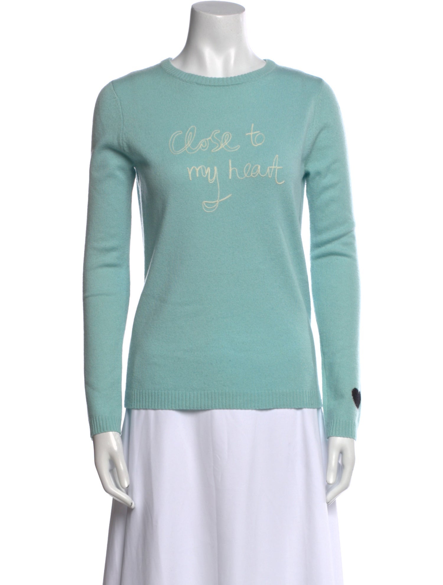 Bella Freud Graphic Print Crew Neck Sweater