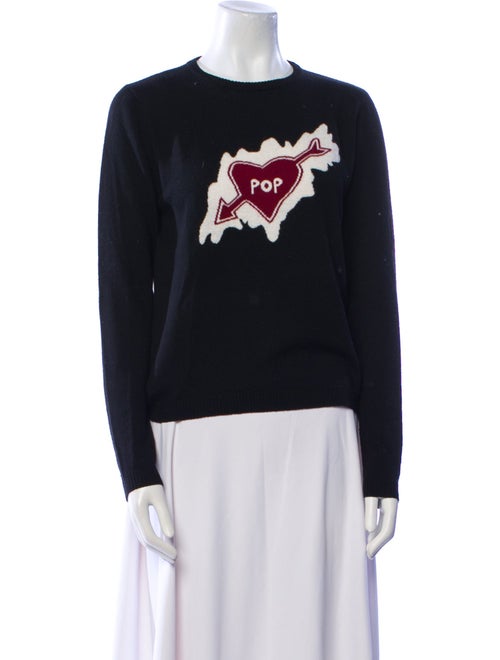 Bella Freud Wool Graphic Print Sweater