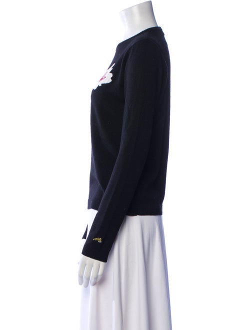 Bella Freud Wool Graphic Print Sweater