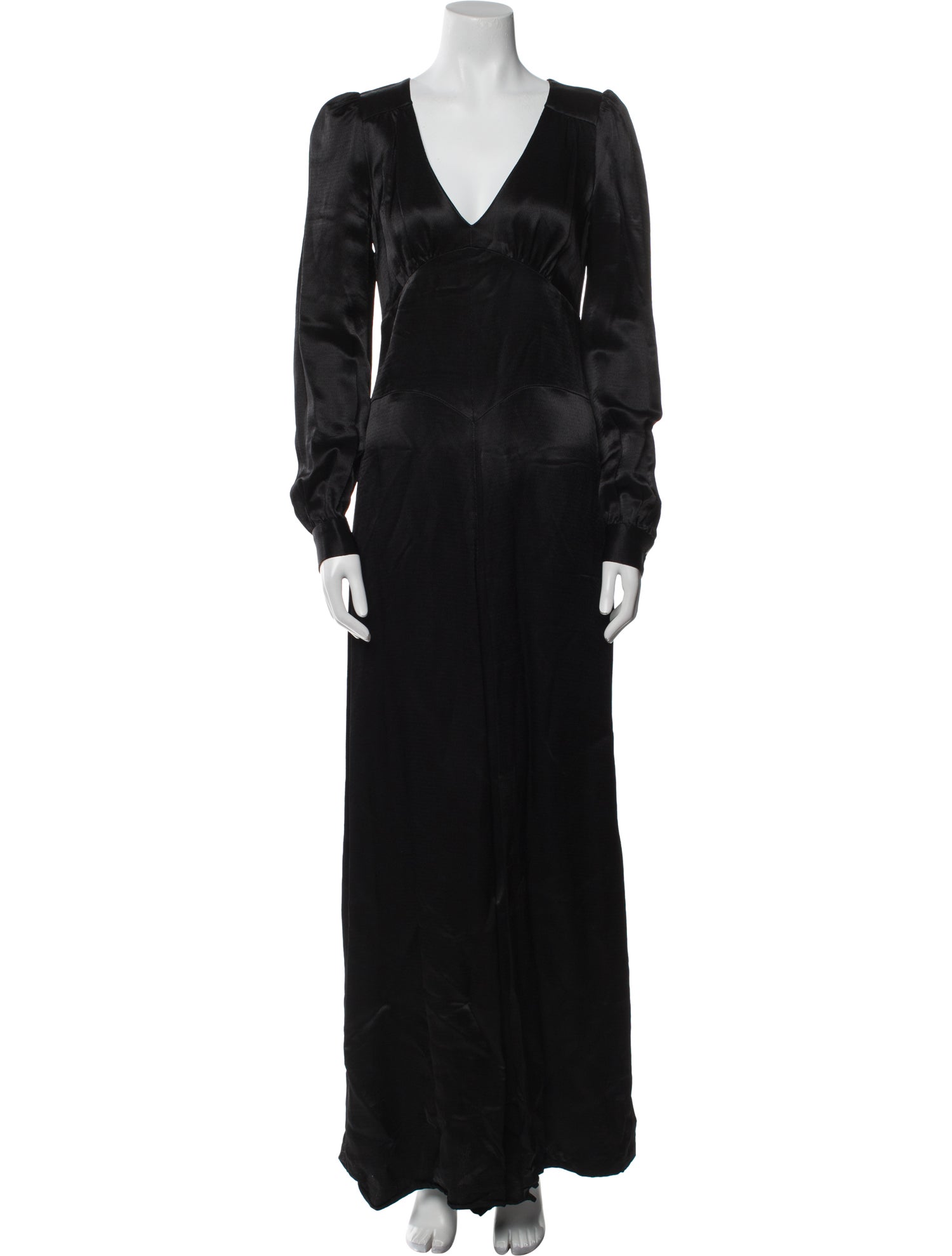 Bella Freud V-Neck Long Dress