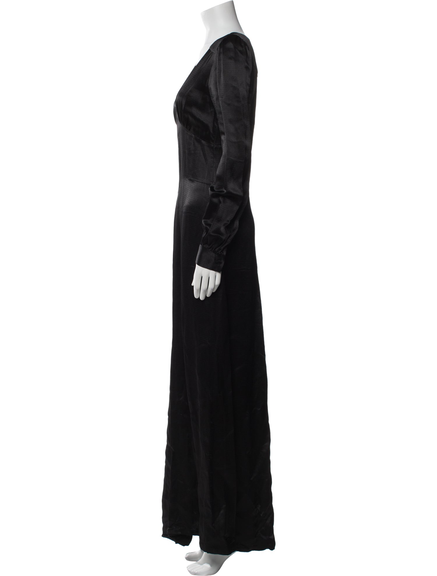 Bella Freud V-Neck Long Dress