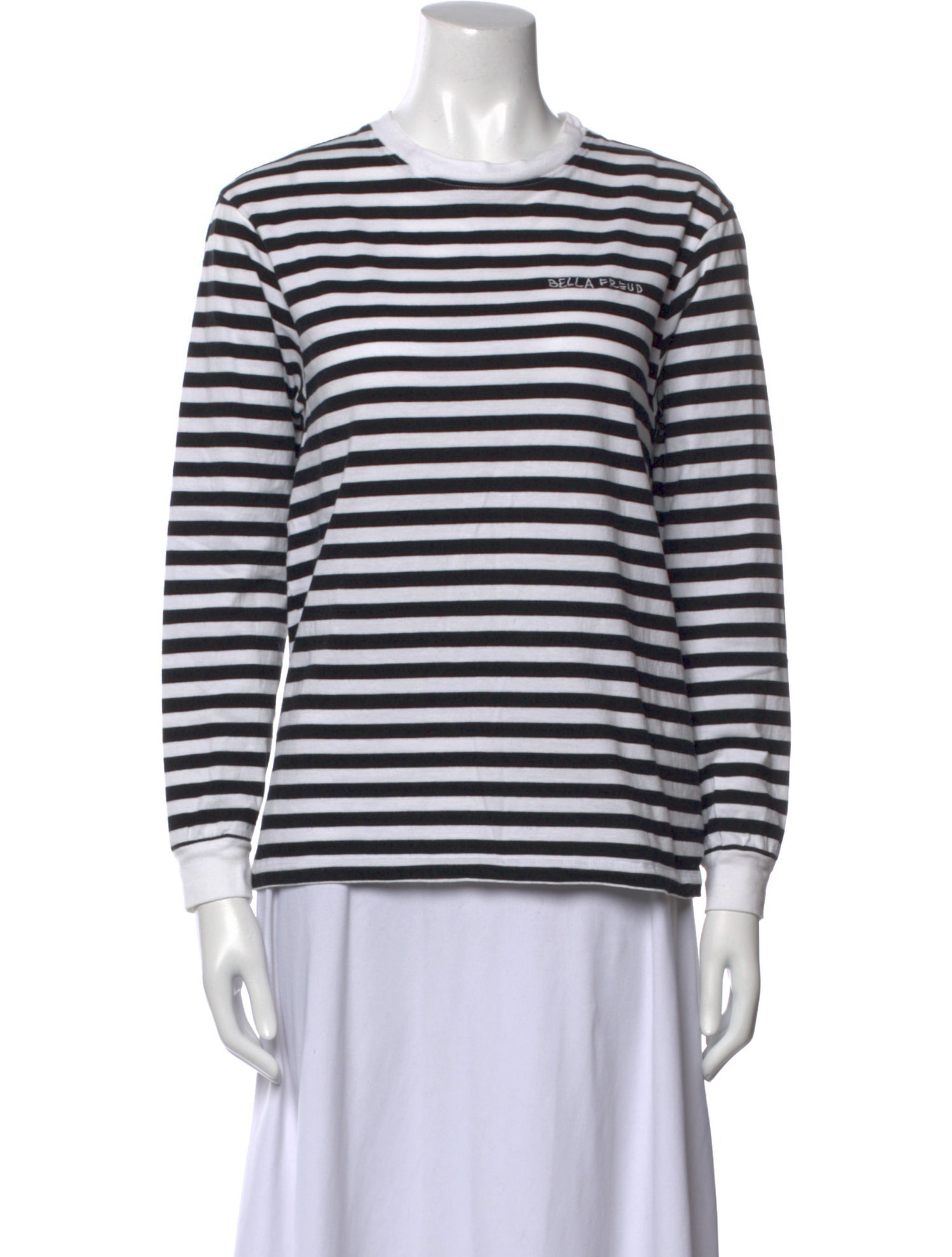 Bella Freud Cashmere Striped T-Shirt