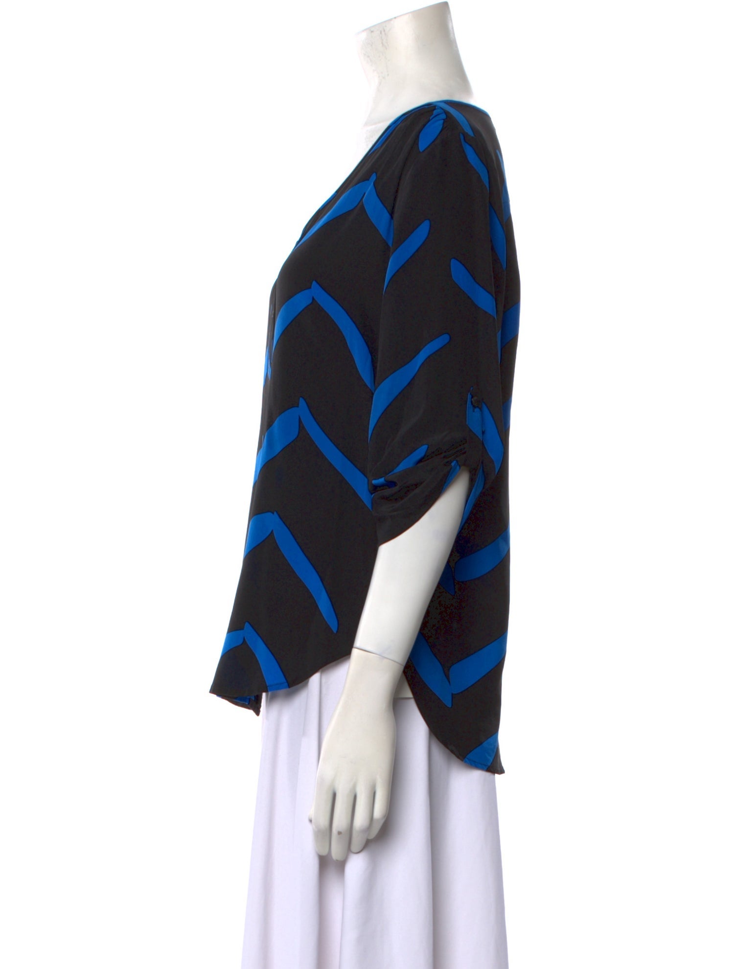 Yumi Kim Silk Striped Blouse