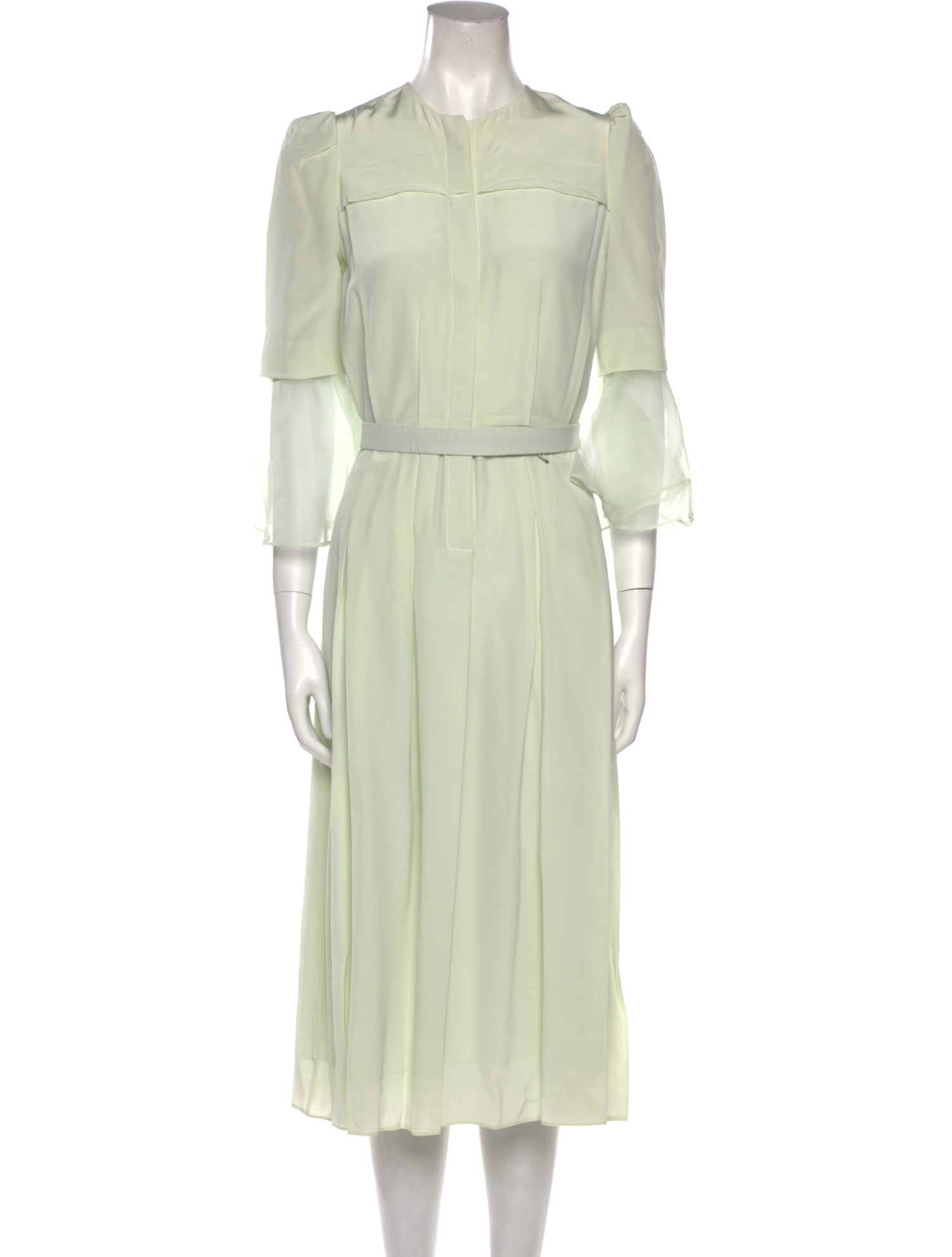 Yuna Yang Silk Midi Length Dress