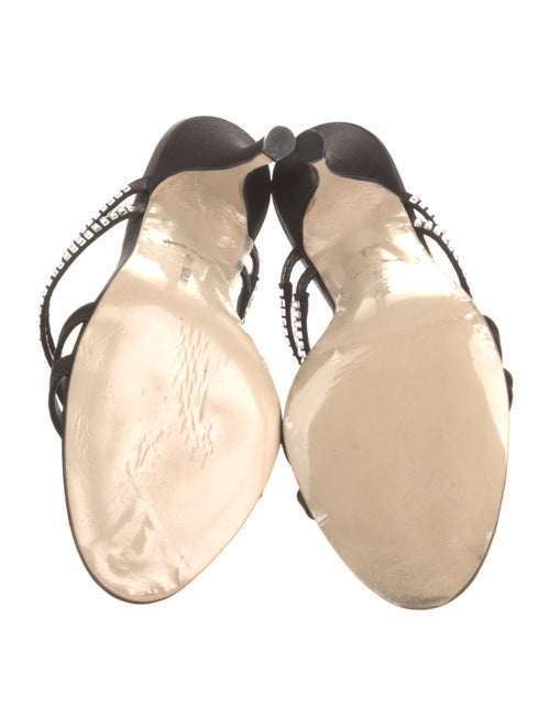 Yuul Yie Satin Crystal Embellishments Sandals