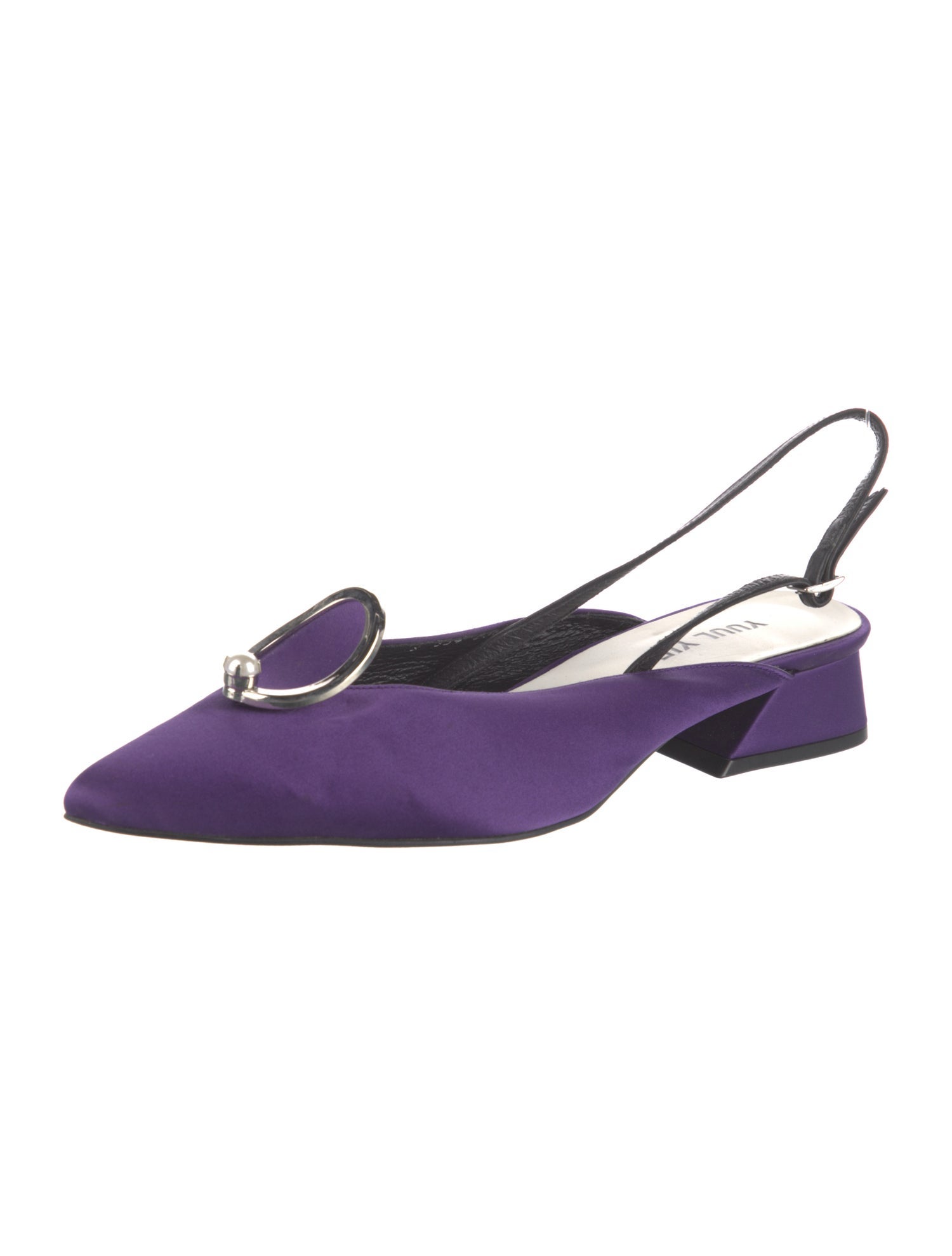 Yuul Yie Satin Slingback Flats