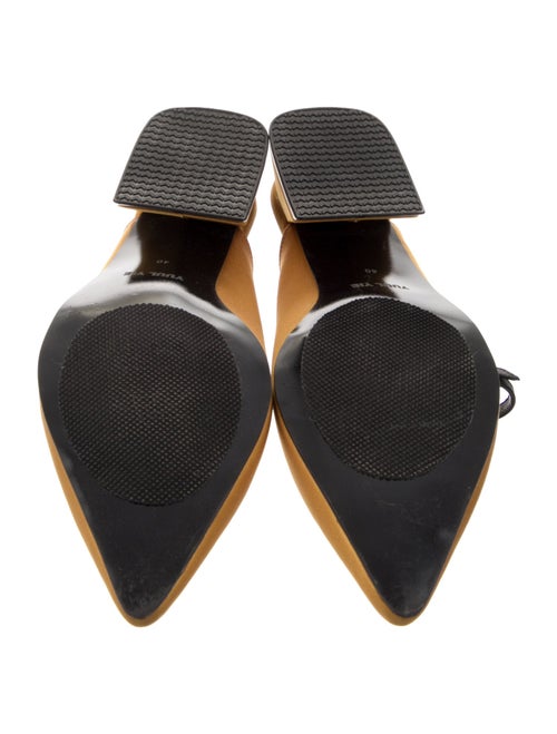 Yuul Yie Satin Beaded Accents Slingback Flats