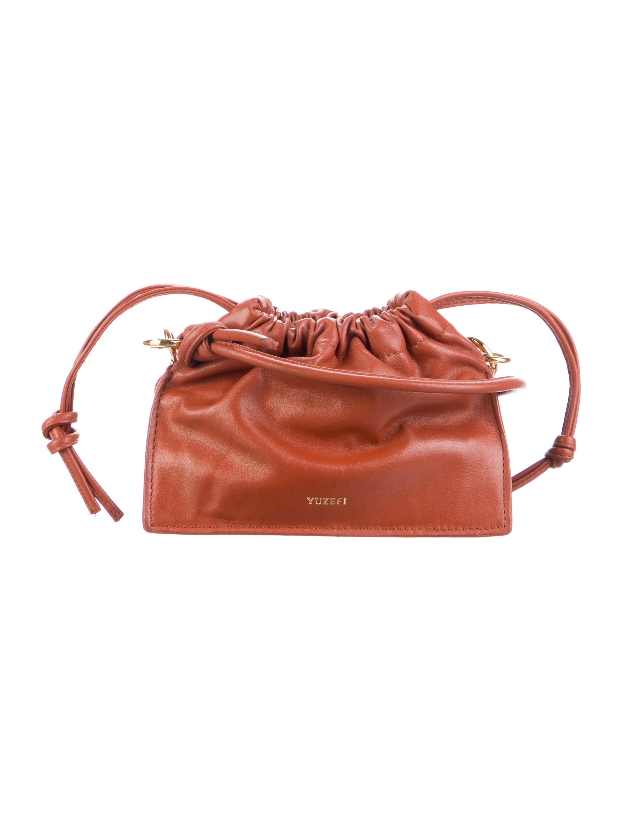 yuzefi Smooth Leather Crossbody Bag Brown Crossbody Bags, Handbags