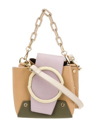 yuzefi Leather Top Handle Bag