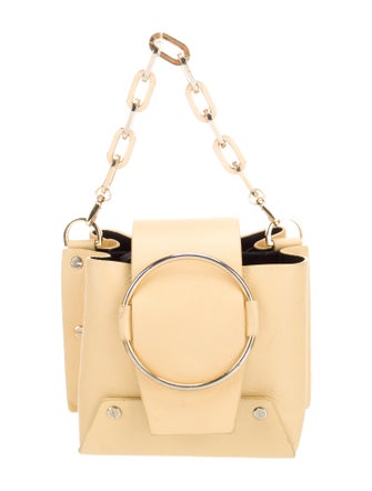 yuzefi Leather Top Handle Bag