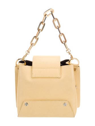 yuzefi Leather Top Handle Bag