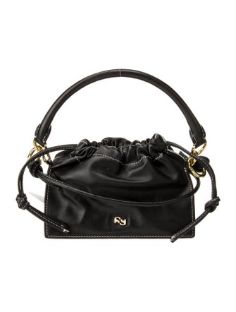 yuzefi Leather Top Handle Bag