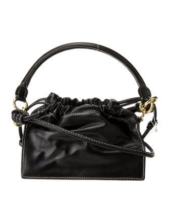 yuzefi Leather Top Handle Bag