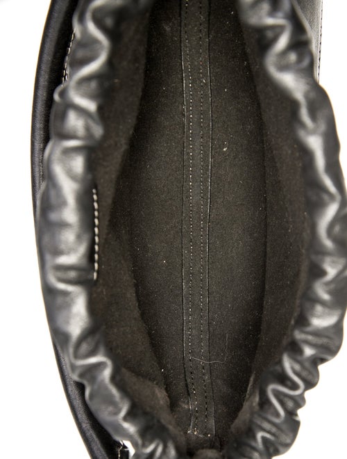 yuzefi Leather Top Handle Bag