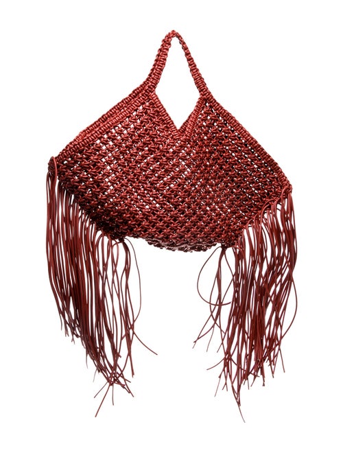 yuzefi Leather Top Handle Bag