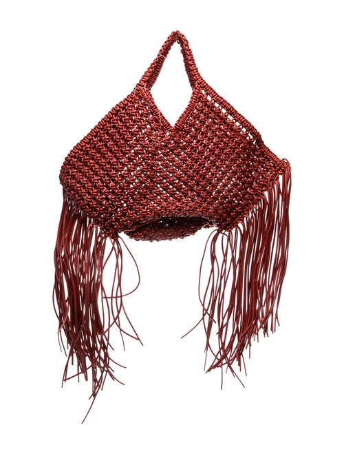 yuzefi Leather Top Handle Bag