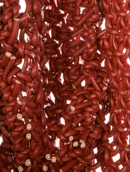 yuzefi Leather Top Handle Bag